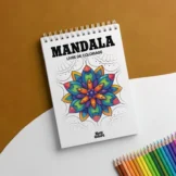 كتاب تلوين بتصاميم هندسية جميلة